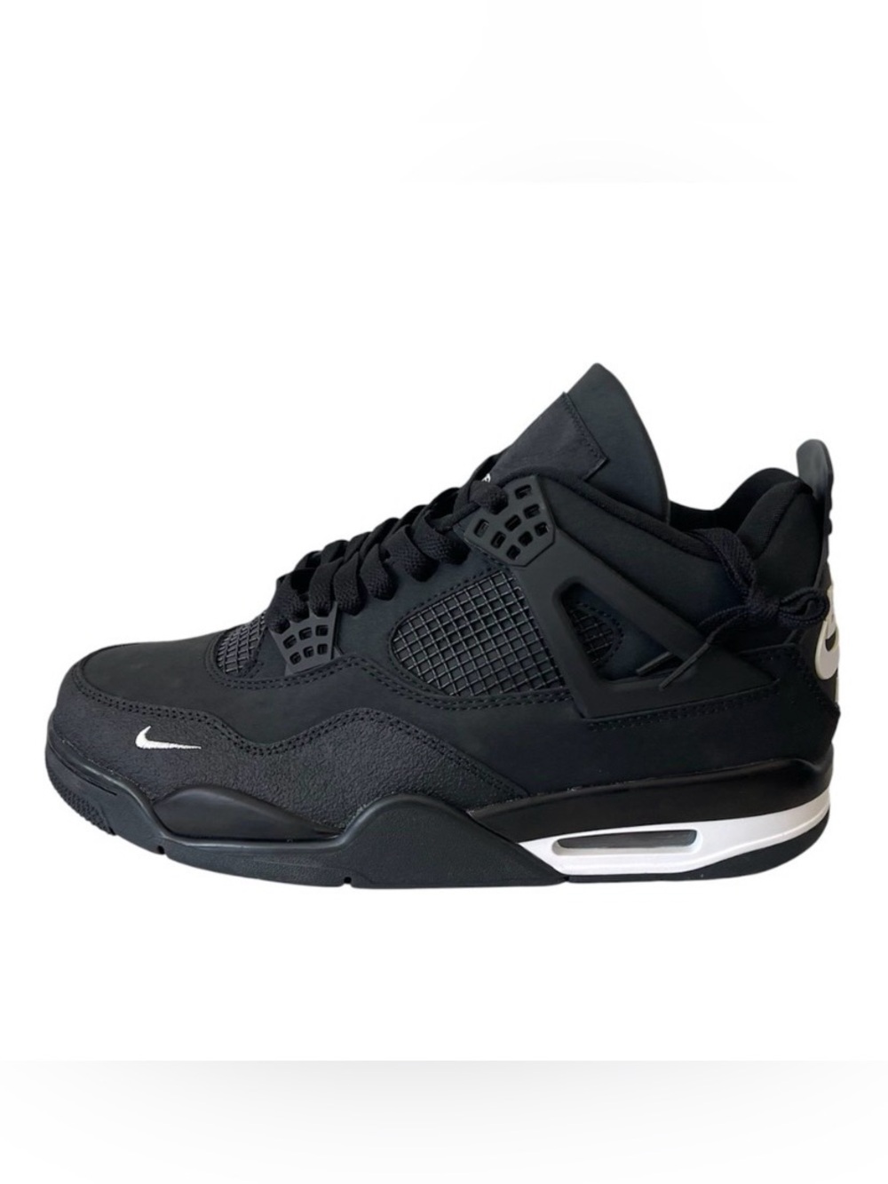 Air Jordan 4 Retro OG SP Men's Black /White Athletic Sneaker-Classic